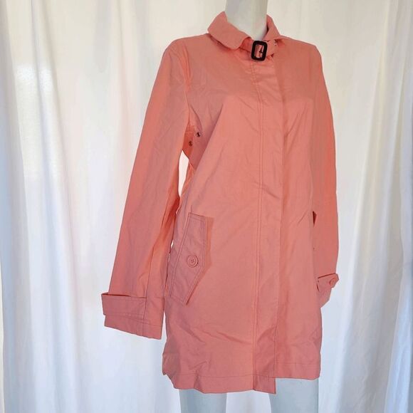 Gap womens coral water resistant coat button down jacket size M - Picture 5 of 11